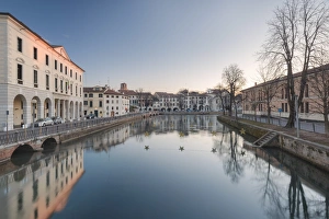 Treviso Prints: Europe, Italy, Veneto, Treviso. The universities in Riviera Garibaldi and Riviera