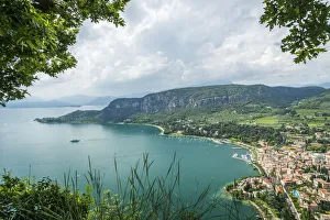 Garda Prints: Europe, Italy, Veneto. View from Rocca di garda