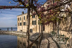 Images Dated 6th November 2017: europe, Italy, Veneto. the Villa at Punta San Vigilio near to Garda
