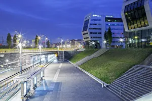 Images Dated 25th November 2013: Europe, Netherlands, Holland, Amsterdam, the futuristic Quintet office park and SBS