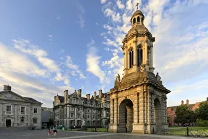 Europe, Northern Europe, Ireland, Dublin, Trinity College at sunset