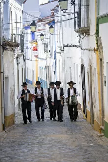 Images Dated 23rd September 2015: Europe, Portugal, Alentejo, Arronches, a local folk group in Arronches