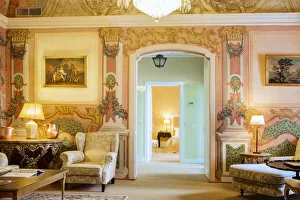 Images Dated 23rd September 2015: Europe, Portugal, Alentejo. Evora, a bedroom in the Evora pousada luxury hotel