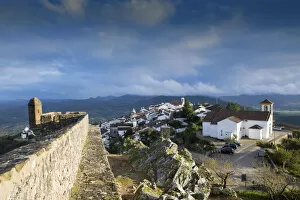 Images Dated 23rd September 2015: Europe, Portugal, Alentejo, Portalegre, Marvao village and castle