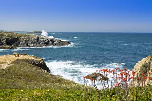 Images Dated 23rd September 2015: Europe, Portugal, Alentejo, Porto Covo, the Rota Vicentina coastal path and beaches