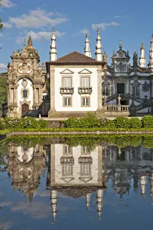 Europe, Portugal, Vila Real, the 18th Century baroque palace and arts foundation