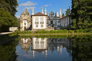 Refelction Prints: Europe, Portugal, Vila Real, the 18th Century baroque palace and arts foundation