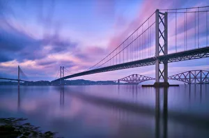 Images Dated 25th September 2017: Europe, Scotland, Lothian, Edinburgh, Firth of Fourth, Forth Road Bridge