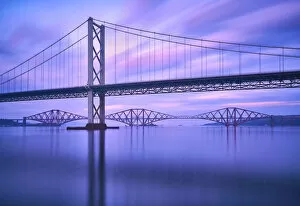 Images Dated 25th September 2017: Europe, Scotland, Lothian, Edinburgh, Firth of Fourth, Forth Road Bridge