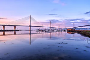 Images Dated 1st February 2018: Europe, Scotland, Lothian, Edinburgh, Firth of Fourth Queensferry Crossing