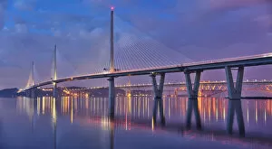 Images Dated 1st February 2018: Europe, Scotland, Lothian, Edinburgh, Firth of Fourth Queensferry Crossing