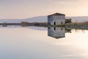 Salt Pans Prints: Europe, Slovenia, Istria. Natural park of the Secovlje Salina