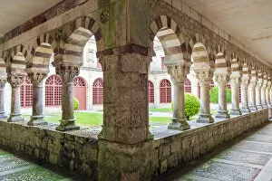 Images Dated 15th July 2016: Europe, Spain, Burgos, Cistercian Abbey of San Pedro de Gardina, the original tomb