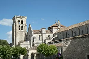 Images Dated 15th July 2016: Europe, Spain, Burgos, Huelgas Monastery - enterior of the monastery
