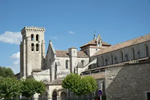 Burgos Prints: Europe, Spain, Burgos, Huelgas Monastery - enterior of the monastery