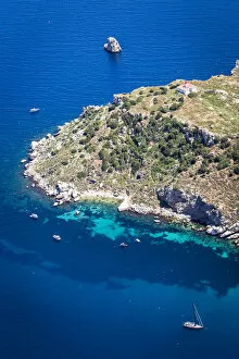 Images Dated 4th September 2020: Europe, Spain, Catalonia, Costa Brava, L Estartit, Aerial view of the Medas Islands