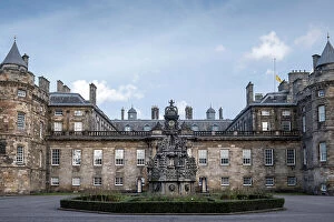 Images Dated 21st February 2023: Europe, UK, Scotland, Edinburgh. The Palace of Holyrood House, residence of the king in Scotland