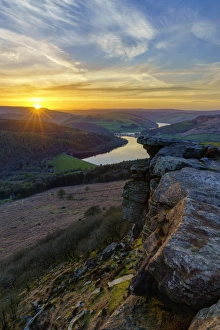 Europe, United Kingdom, England, Derbyshire, Bamford, Bamford Edge