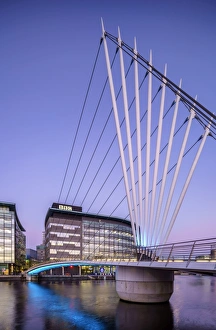 Europe, United Kingdom, England, Lancashire, Manchester, Salford Quays, Media City