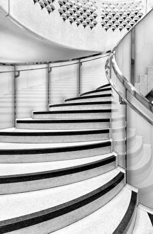 Europe, United Kingdom, England, Middlesex, London, Tate Britain Staircase
