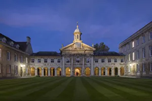 Court Prints: Europe, United Kingdom, England, Cambridge, Cambridge University, Emmanuel College