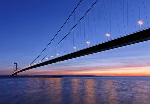 Europe, United Kingdom, England, East Yorkshire, Hull, Humber Bridge