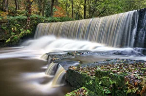 Europe, United Kingdom, England, West Yorkshire, Ripponden, River