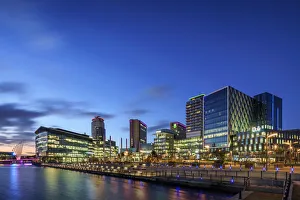 Europe, United Kingdom, England, Lancashire, Manchester, Salford Quays