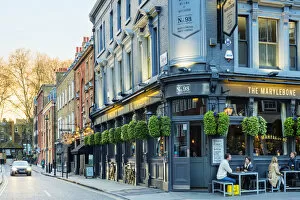 Images Dated 19th June 2014: Europe, United Kingdom, England, London, Marylebone, view of the Marylebone pub