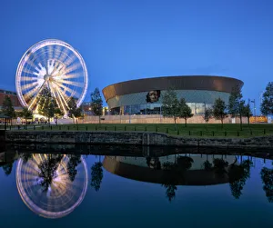 Europe, United Kingom, England, Lancashire, Liverpool, Liverpool Wheel and Echo Arena