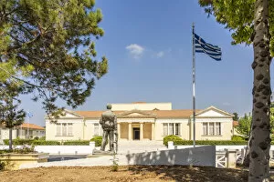 Images Dated 22nd December 2020: Evagoras Pallikarides statue, Paphos, Cyprus