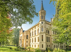 Nordsee Prints: Evenburg Castle near Leer, East Frisia, Lower Saxony, Germany