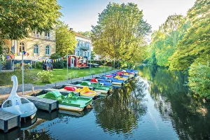 Summer Evening Prints: Evening atmosphere at the Muehlenhunte river