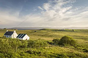 Lonely Prints: Evening light on the west coast of the Trotternish Peninsula north of Uig, Isle of Skye