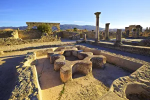Excavated Roman City, Volubilis, Morocco, North Africa