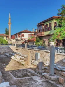Antalya Prints: Excavation near Sehzade Korkut Mosque, Antalya, Antalya province, Turkey