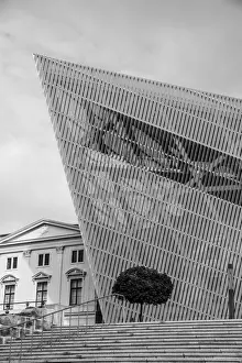 Neustadt Prints: Extension by Daniel Libeskind, Militarhistorische Museum, Dresden, Saxony, Germany