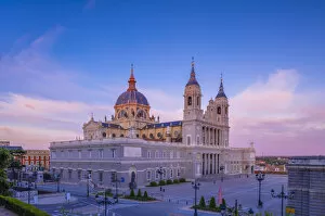 Images Dated 20th June 2019: Exterior of Almudena Cathedral, Madrid, Spain