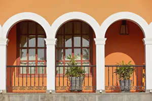 Portico Prints: Exterior arches at La Caravedo'Hacienda & Distillery
