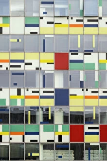 Images Dated 20th July 2023: Exterior of Colorium Building, Medienhafen, Dusseldorf, North Rhine-Westphalia, Germany