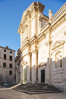Albania Prints: Exterior of Dubrovnik Cathedral, Old Town, Dubrovnik, Croatia