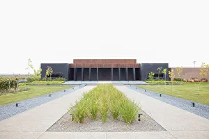 Industry Prints: The exterior facade of La Vigilia winery, Tunuyan, Valle de Uco, Mendoza, Argentina
