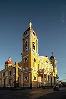 Granada Prints: Exterior of Granada Cathedral, Granada, Nicaragua, Central America