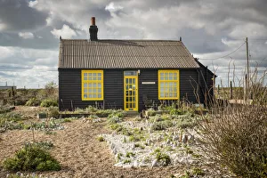 Alone Prints: Exterior of House, Dungeness, Kent, England, UK