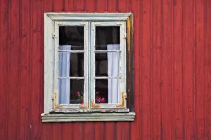 Exterior of period building, Norwegian Folk Museum, Oslo, Norway