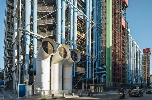 Gallery Prints: Exterior of Pompidou Centre, Paris, France