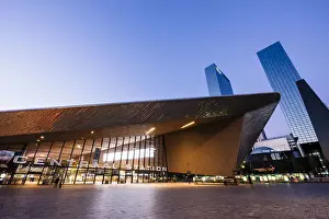 Exterior of Rotterdam Central Station & Delftse Poort, Rotterdam, Netherlands