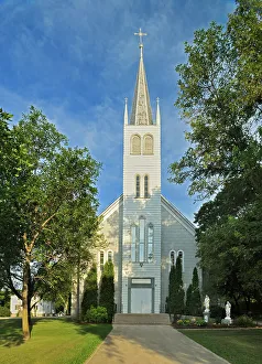 Leon Prints: Exterior of Saint L√©on Church