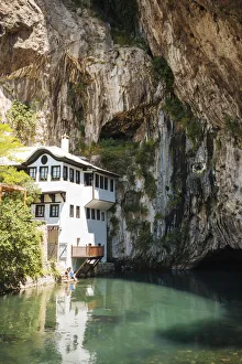 Exterior of Tekija Dervish House, Blagaj Village, Bosnia & Hercegovina