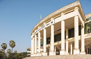Exterior of University Building near Hpa-an, Kayin State. Myanmar, Asia